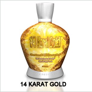 14 Karat Gold  Tanning Lotion Image